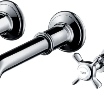 Baterie lavoar Axor Montreux cu pipa 165-225mm  din 3 elemente  necesita corp ingropat  crom imagine