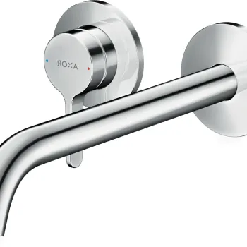 Baterie lavoar Axor ONE cu pipa 220mm din 2 elemente necesita corp ingropat crom imagine