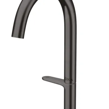 Baterie lavoar Axor One Select 170  ventil push-open  crom negru periat imagine