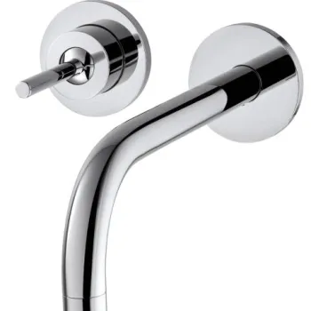 Baterie lavoar Axor Uno 2 de perete din 2 elemente pipa 225mm montaj incastrat necesita corp ingropat imagine