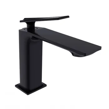 Baterie lavoar Besco Aspira II negru mat imagine