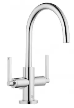 Baterie lavoar dubla comanda Kludi Nova Fonte crom imagine