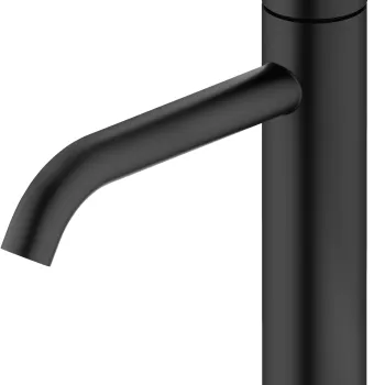 Baterie lavoar Duravit Balcoon M  fara ventil  FreshStart  MinusFlow  negru mat imagine