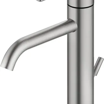 Baterie lavoar Duravit Balcoon M  ventil pop-up  FreshStart  MinusFlow  inox periat imagine