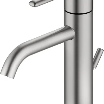 Baterie lavoar Duravit Balcoon S  ventil pop-up  FreshStart  MinusFlow  inox periat imagine