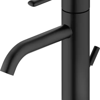 Baterie lavoar Duravit Balcoon S  ventil pop-up  FreshStart  MinusFlow  negru mat imagine