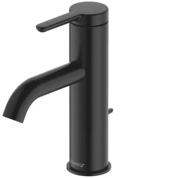 Baterie lavoar Duravit C.1 M ventil pop-up negru mat imagine