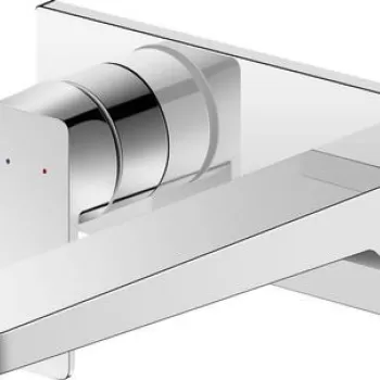 Baterie lavoar Duravit Manhattan din 2 elemente de perete necesita corp ingropat crom imagine