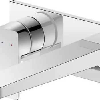 Baterie lavoar Duravit Manhattan din 2 elemente de perete necesita corp ingropat crom imagine
