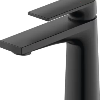 Baterie lavoar Duravit Tulum by Starck S 140mm fara ventil negru mat imagine