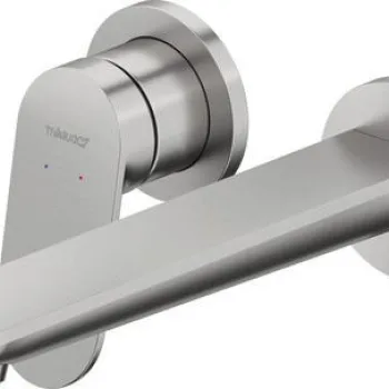 Baterie lavoar Duravit Wave din 2 elemente de perete necesita corp ingropat inox periat imagine