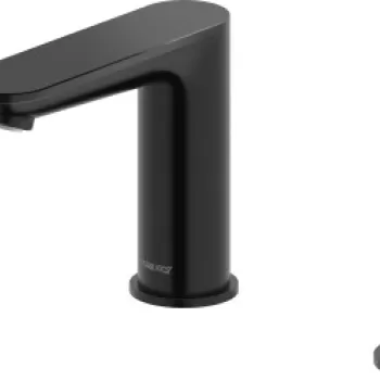 Baterie lavoar Duravit Wave din 3 elemente ventil pop-up negru mat imagine