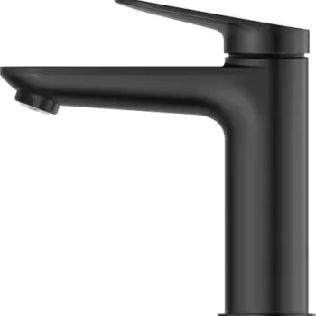 Baterie lavoar Duravit Wave M fara ventil negru mat imagine