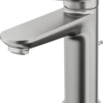 Baterie lavoar Duravit Wave M ventil pop-up inox periat imagine