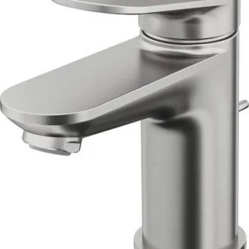 Baterie lavoar Duravit Wave S ventil pop-up inox periat imagine