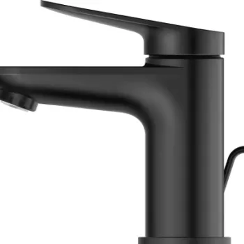 Baterie lavoar Duravit Wave S ventil pop-up negru mat imagine