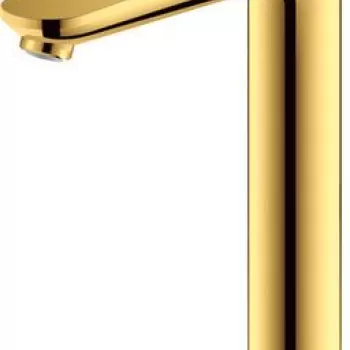 Baterie lavoar Duravit Wave XL pentru lavoare tip bol fara ventil auriu lucios imagine