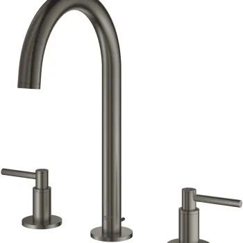 Baterie lavoar Grohe Atrio M din 3 elemente  ventil pop-up  brushed hard graphite imagine