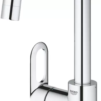 Baterie lavoar Grohe BauLoop L ventil pop-up crom imagine