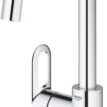 Baterie lavoar Grohe BauLoop L  ventil pop-up  crom imagine