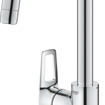Baterie lavoar Grohe BauLoop New L  ventil pop-up  crom imagine