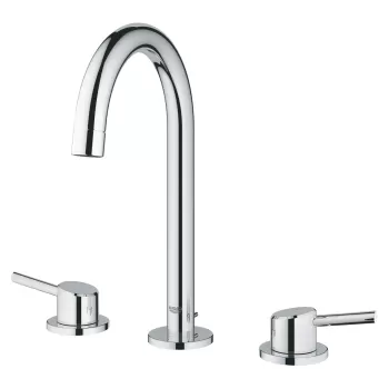 Baterie lavoar Grohe Concetto din 3 elemente ventil pop-up crom imagine