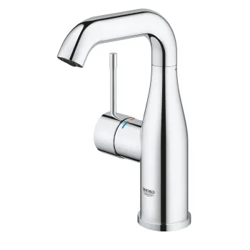 Baterie lavoar Grohe Essence M cu pipa rotativa  ventil click-clack  crom imagine