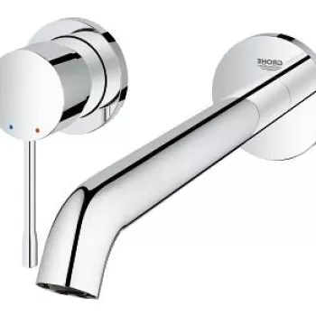 Baterie lavoar Grohe Essence New L din 2 elemente de perete montaj incastrat necesita corp ingropat imagine