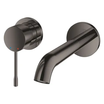 Baterie lavoar Grohe Essence New M din 2 elemente de perete montaj incastrat necesita corp ingropat hard graphite imagine