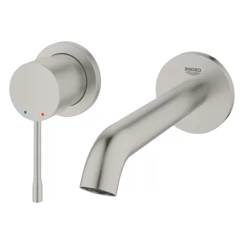 Baterie lavoar Grohe Essence New M din 2 elemente de perete montaj incastrat necesita corp ingropat supersteel imagine