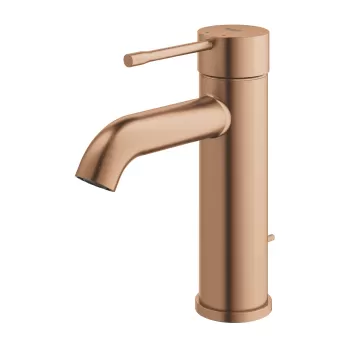 Baterie lavoar Grohe Essence S ventil pop-up brushed warm sunset imagine