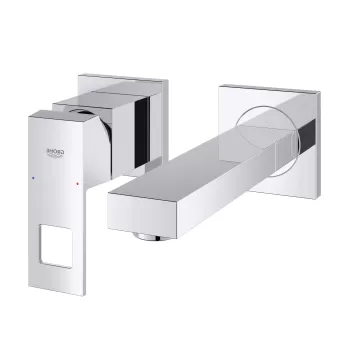 Baterie lavoar Grohe Eurocube de perete fara ventil montaj incastrat - parte exterioara necesita corp ingropat pentru functionare imagine