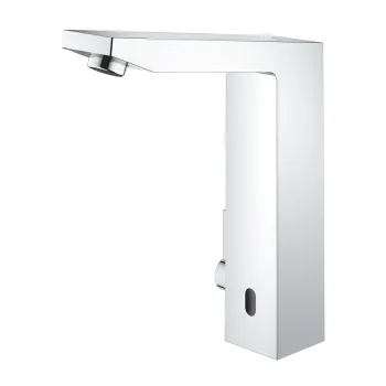 Baterie lavoar Grohe Eurocube E electronica  alimentare la retea  crom imagine