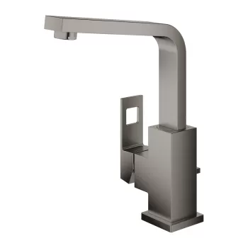 Baterie lavoar Grohe Eurocube L ventil pop-up brushed hard graphite imagine