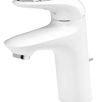 Baterie lavoar Grohe Eurostyle S ventil pop-up alb-crom imagine