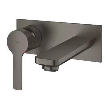 Baterie lavoar Grohe Lineare de perete montaj incastrat necesita corp ingropat brushed hard graphite imagine