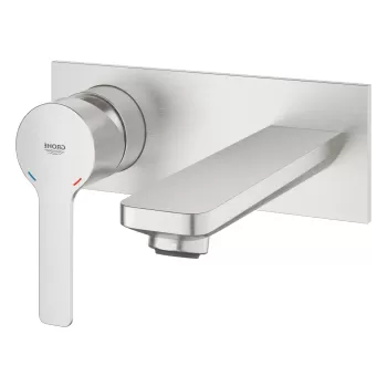 Baterie lavoar Grohe Lineare de perete montaj incastrat necesita corp ingropat supersteel imagine