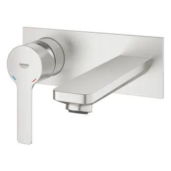 Baterie lavoar Grohe Lineare de perete  montaj incastrat  necesita corp ingropat  supersteel imagine