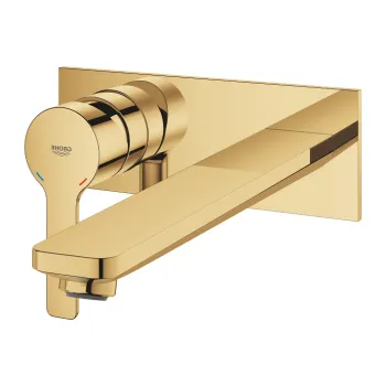 Baterie lavoar Grohe Lineare L de perete cool sunrise imagine