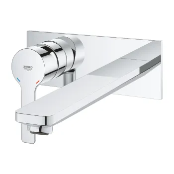 Baterie lavoar Grohe Lineare L de perete  necesita corp ingropat  crom imagine