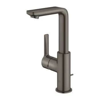 Baterie lavoar Grohe Lineare L ventil pop-up brushed hard graphite imagine