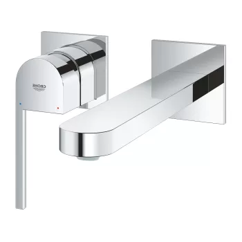 Baterie lavoar Grohe Plus din 2 elemente de perete crom imagine