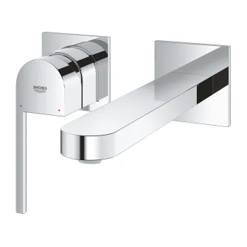 Baterie lavoar Grohe Plus din 2 elemente  de perete  crom imagine