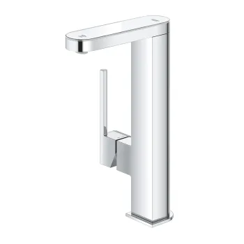 Baterie lavoar Grohe Plus L cu display LED  ventil click-clack  crom imagine
