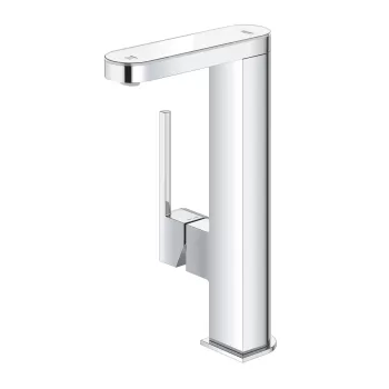 Baterie lavoar Grohe Plus L cu display LED ventil click-clack crom imagine