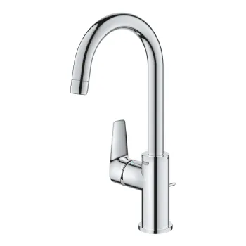 Baterie lavoar Grohe Start Edge L cu pipa pivotanta  ventil pop-up  crom imagine