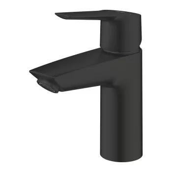 Baterie lavoar Grohe Start S ventil click-clack cartus SilkMove 28mm matt black imagine