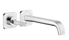 Baterie lavoar Hansgrohe Axor Citterio E din 2 elemente de perete montaj incastrat necesita corp ingropat imagine