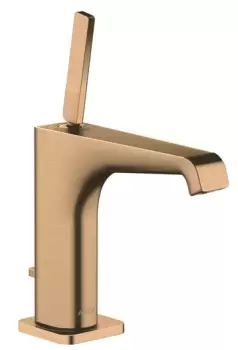 Baterie lavoar Hansgrohe Axor Citterio E ventil pop-up bronz periat imagine