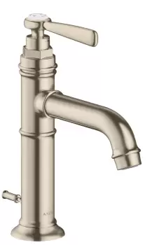 Baterie lavoar Hansgrohe Axor Montreux 100 ventil pop-up nichel mat imagine